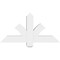 Ekena Millwork Redmond Architectural Grade PVC Gable Bracket, 36"W x 18"H x 4"D x 4"F, 12/12 Pitch GBP036X18X0404RED00 - alternate 5